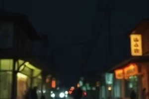 银幕之城修复版横版主视觉，夜空下的老式影院招牌与霓虹光带