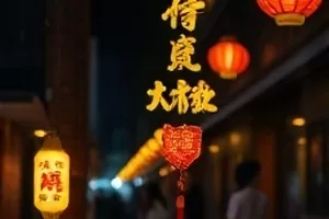 双面瓷盘剧照，青花瓷盘在修复台灯下的正反两面