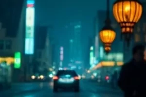 白色走廊剧照，尽头透光的长走廊与地面反光