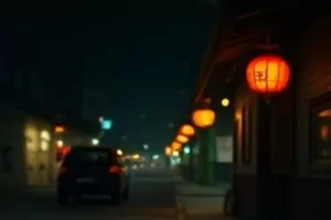 夜航西行剧照，雷雨夜里货机驾驶舱的仪表灯光
